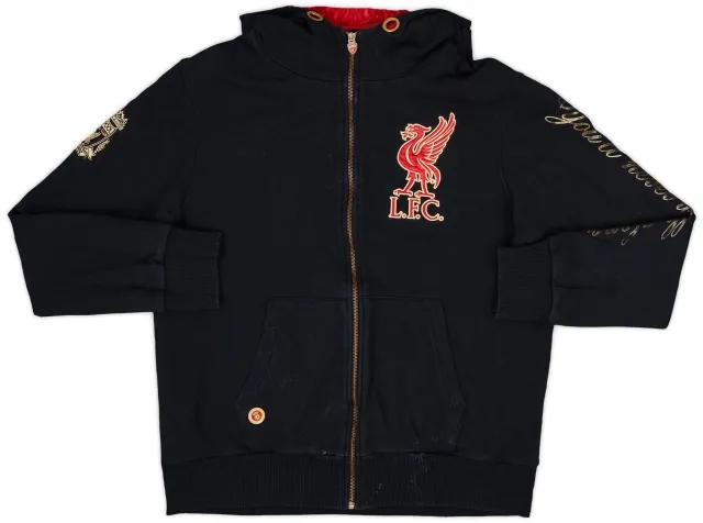 Hoodies/Sweat Tops 2010-11 Liverpool Hooded Sweat Top - 6/10 - (L)