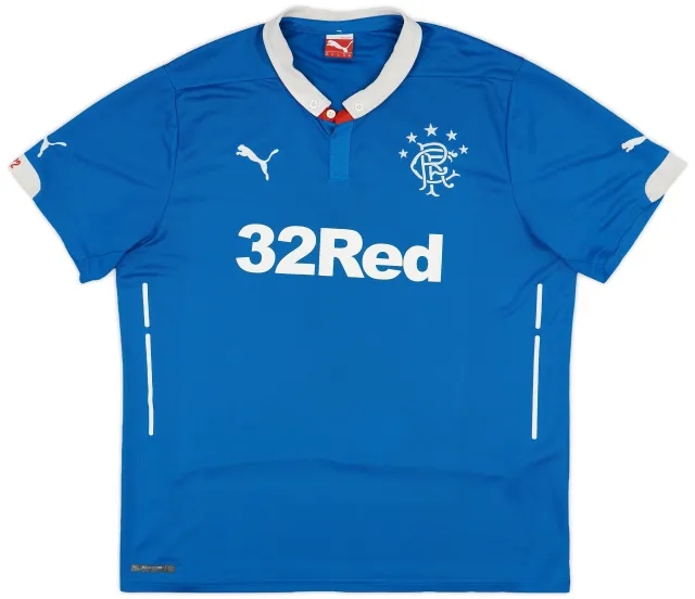 Puma 2014-15 Rangers Home Shirt - 7/10 - (XL)