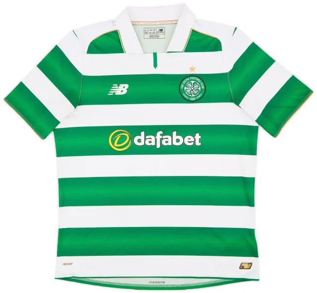 NewBalance 2016-17 Celtic Home Shirt - 6/10 - (L)