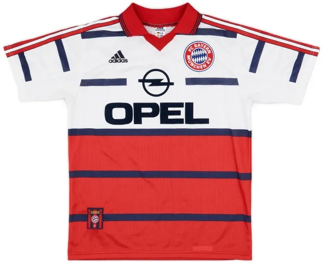 adidas 1998-00 Bayern Munich Away Shirt - 9/10 - (XL.Boys)