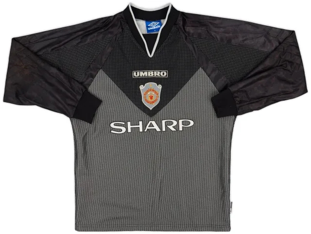 Umbro 1998-99 Manchester United CL GK Shirt - 9/10 - (M)