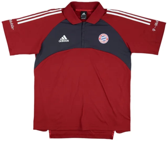 2002-03 Bayern Munich adidas 1/4 Zip Polo Shirt - 7/10 - (M/L)