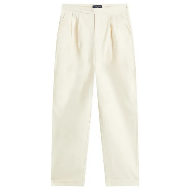 Fred Perry Men's Twill Tennis Trousers Ecru