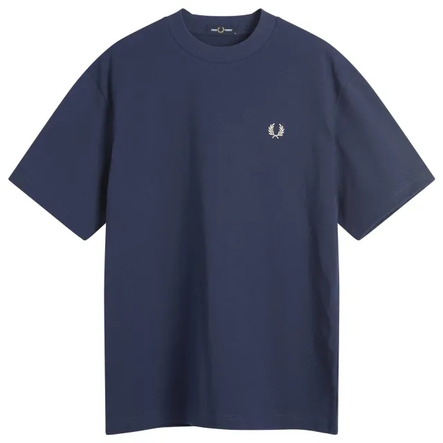 Fred Perry Men's Embroidered Champion T-Shirt Tennis Blue