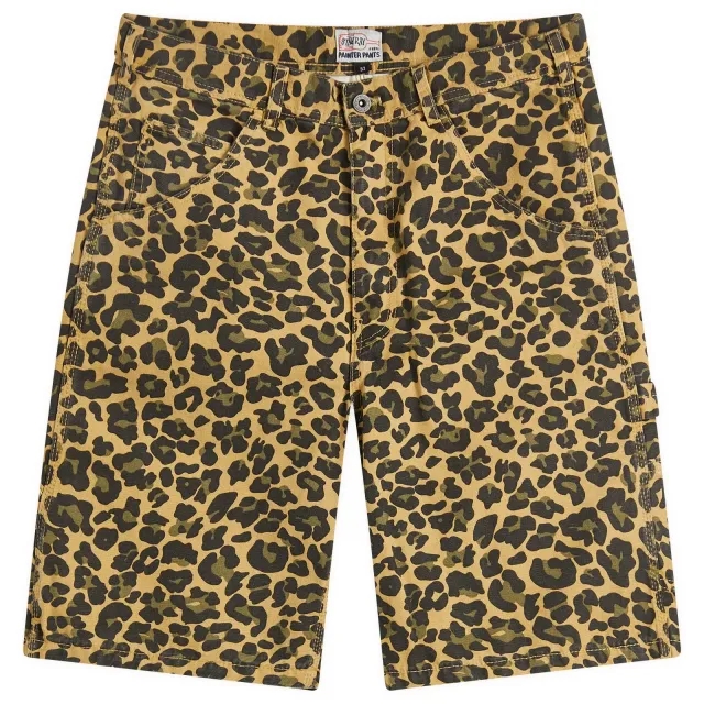Stan Ray Men's Big Job Shorts Leopard Camo
