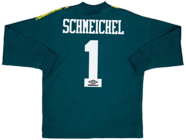 Umbro 1994-96 Manchester United GK Shirt Schmeichel #1 - 6/10 - (M)