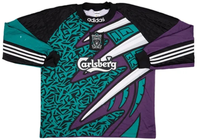 adidas 1995-96 Liverpool GK Shirt - 7/10 - (XL)