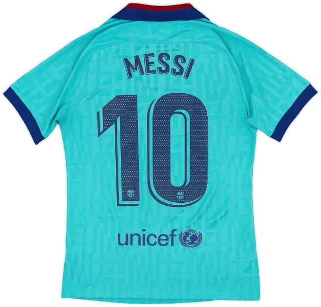 Nike 2019-20 Barcelona Authentic Third CL Shirt Messi #10 - 7/10 - (S)