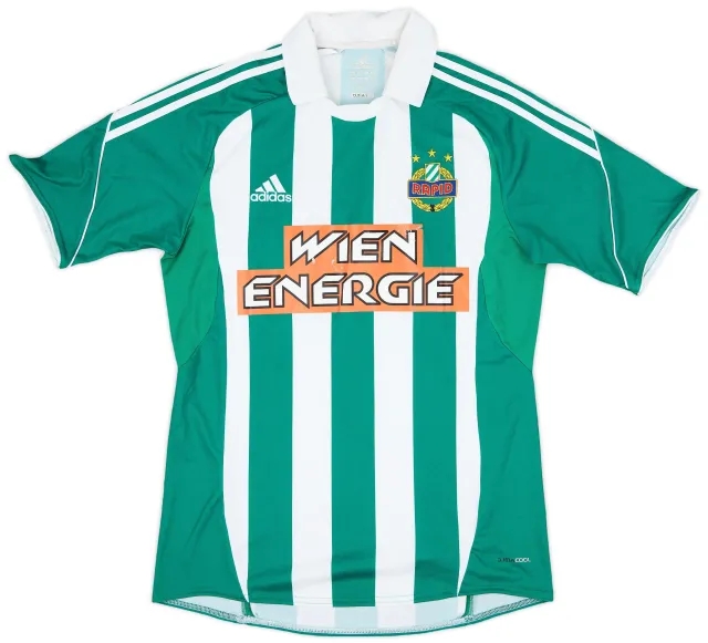 adidas 2009-10 Rapid Vienna Home Shirt - 6/10 - (M)
