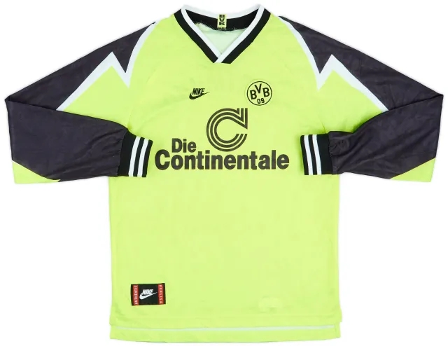 Nike 1995-96 Borussia Dortmund Home L/S Shirt - 8/10 - (XL.Boys)