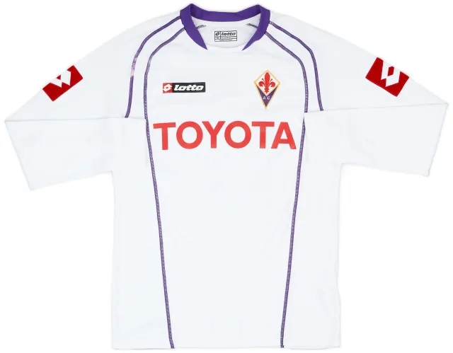 Lotto 2005-07 Fiorentina Match Issue Away L/S Shirt #6