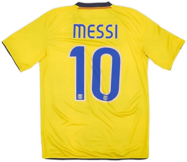 Nike 2008-10 Barcelona Away Shirt Messi #10 - 6/10 - (S)