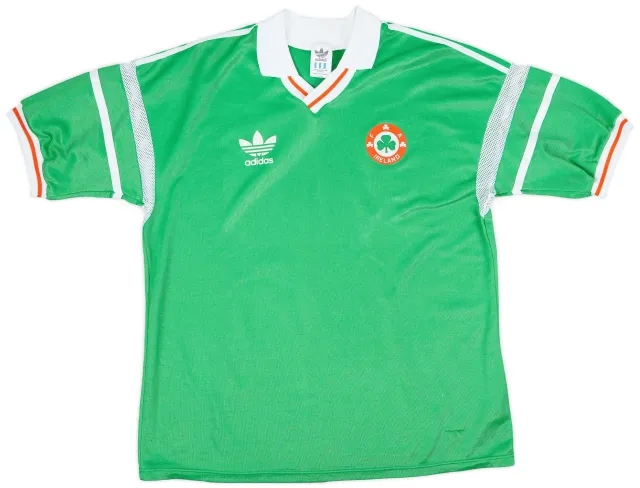 adidas 1988-90 Ireland Home Shirt - 8/10 - (XL)