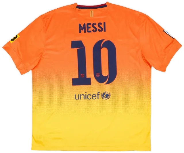 Nike 2012-13 Barcelona Away Shirt Messi #10 - 9/10 - (XXL)