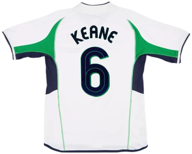 Umbro 2002-03 Ireland Away Shirt Keane #6 - 6/10 - (M)