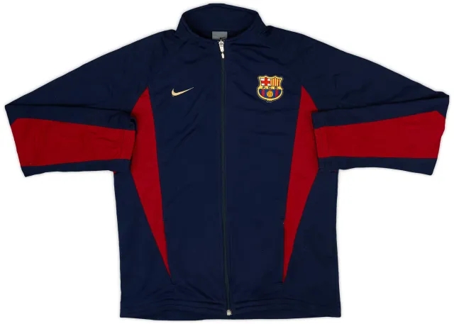 2002-03 Barcelona Nike Track Jacket - 7/10 - (XL.Boys)