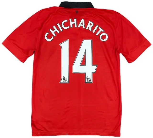 Nike 2013-14 Manchester United Home Shirt Chicharito #14 - 8/10 - (S)