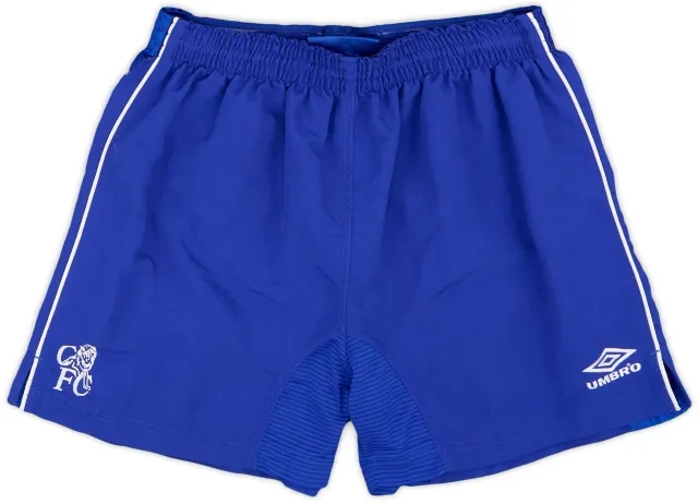 Umbro 1999-01 Chelsea Home Shorts - 8/10 - (L)