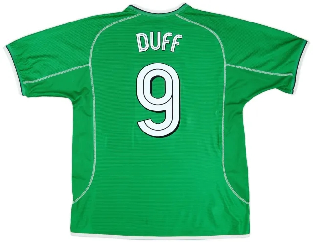 Umbro 2002-03 Ireland Home Shirt Duff #9 - 7/10 - (XL)