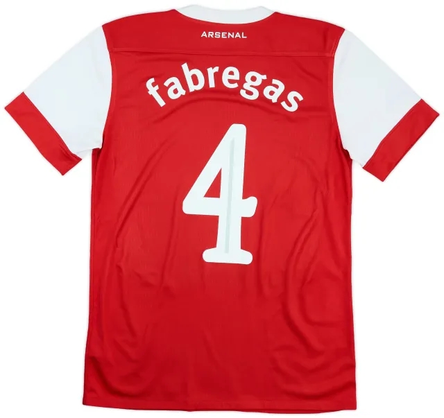 Nike 2010-11 Arsenal Home Shirt Fabregas #4 - 6/10 - (S)