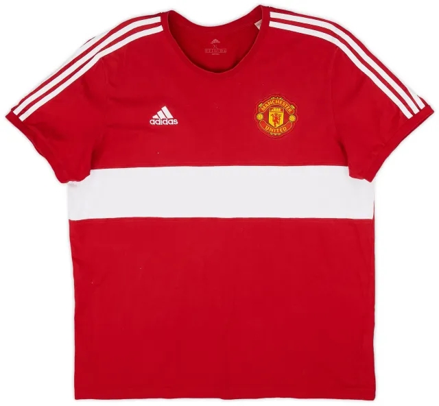 2020-21 Manchester United adidas Cotton Tee - 7/10 - (XL)