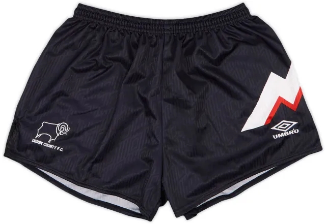 Umbro 1991-93 Derby County Home Shorts - 8/10 - (L)