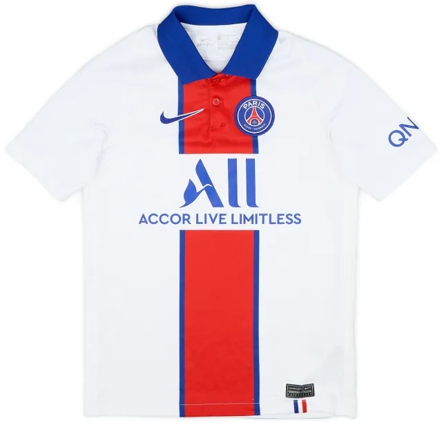 Nike 2020-21 Paris Saint-Germain Away Shirt - 8/10 - (M.Boys)