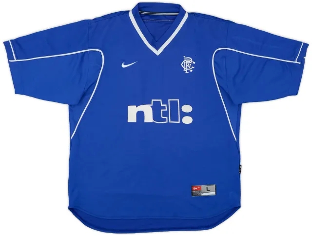 Nike 1999-01 Rangers Home Shirt - 5/10 - (L)