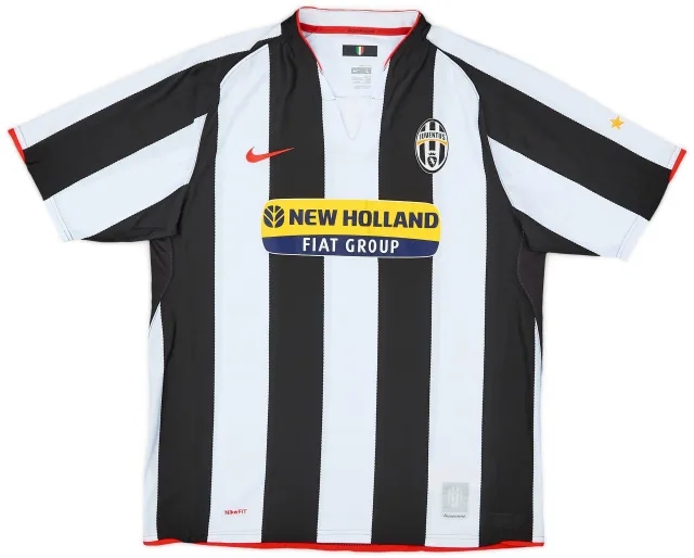 Nike 2007-08 Juventus Home Shirt - 8/10 - (L)