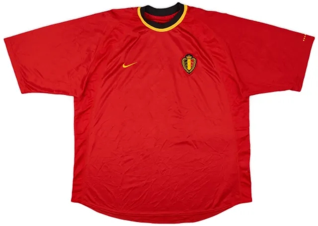 Nike 2000-02 Belgium Home Shirt - 9/10 - (XL)