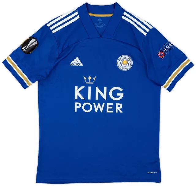 adidas 2020-21 Leicester Home Shirt - 9/10 - (M)