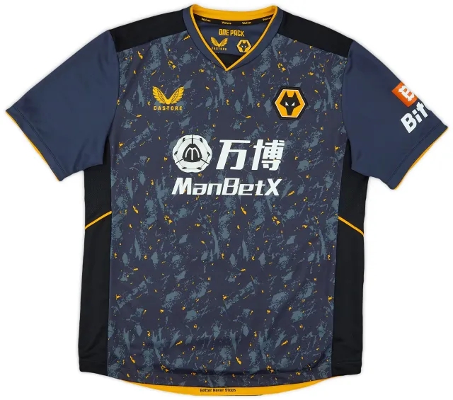 Castore 2021-22 Wolves Away Shirt - 9/10 - (L)