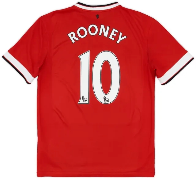 Nike 2014-15 Manchester United Home Shirt Rooney #10 - 5/10 - (M)