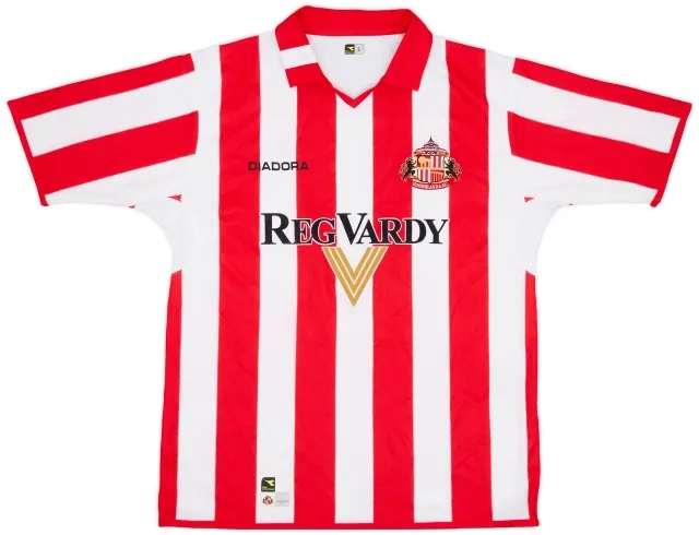 Diadora 2004-05 Sunderland Home Shirt - 9/10 - (L)