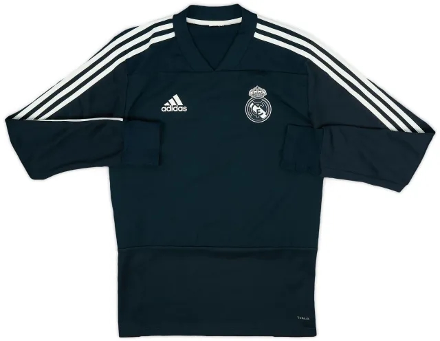 2019-20 Real Madrid adidas Training L/S Shirt - 9/10 - (S)