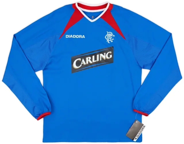 Diadora 2003-05 Rangers Home L/S Shirt (S)