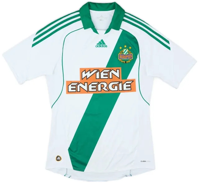 adidas 2010-11 Rapid Vienna Home Shirt - 6/10 - (S)
