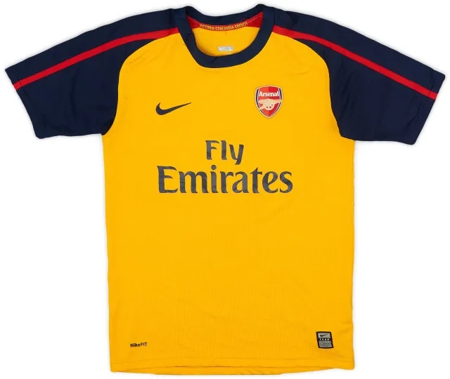Nike 2008-09 Arsenal Away Shirt - 7/10 - (L.Boys)