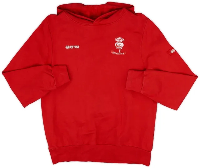 2015-17 Lincoln City Errea Hooded Top - 6/10 - (L)