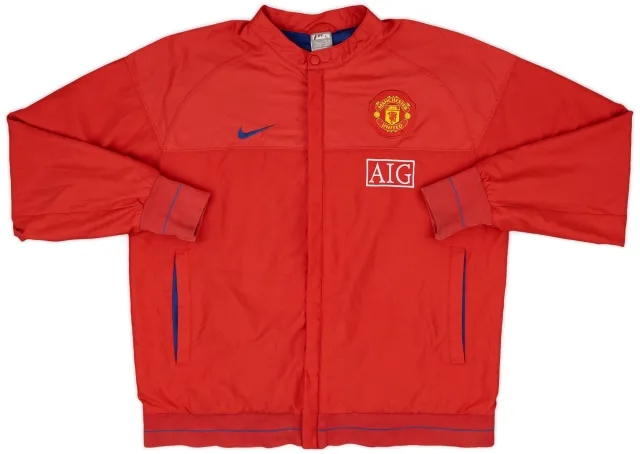 2008-09 Manchester United Nike Track Jacket - 6/10 - (L)
