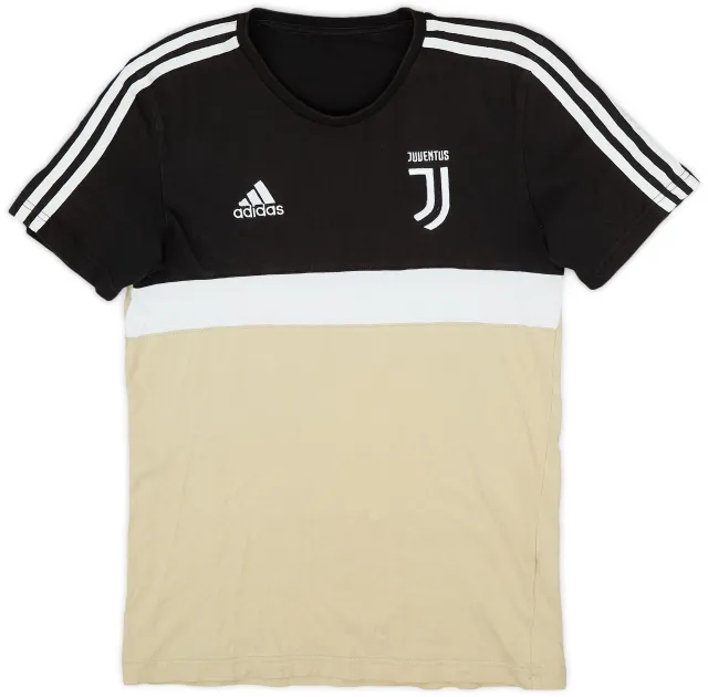 2018-19 Juventus adidas Cotton Tee - 6/10 - (L.Boys)