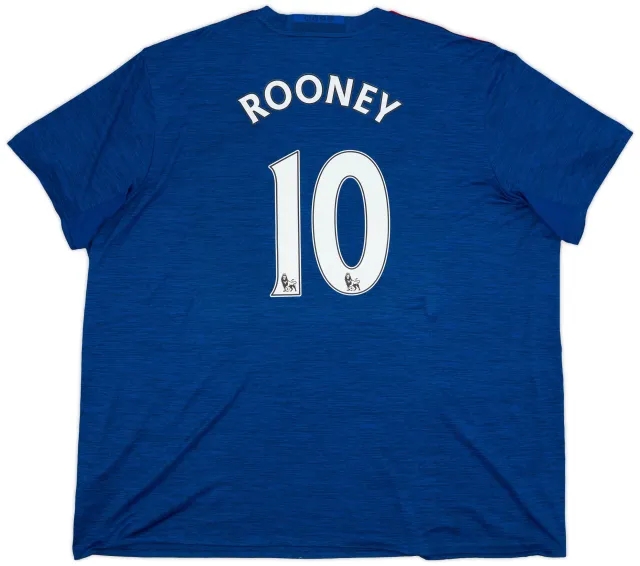 adidas 2016-17 Manchester United Away Shirt Rooney #10 - 8/10 - (3XL)
