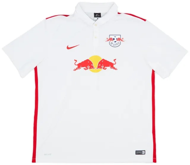 adidas 2015-16 RB Leipzig Home Shirt - 8/10 - (XL)