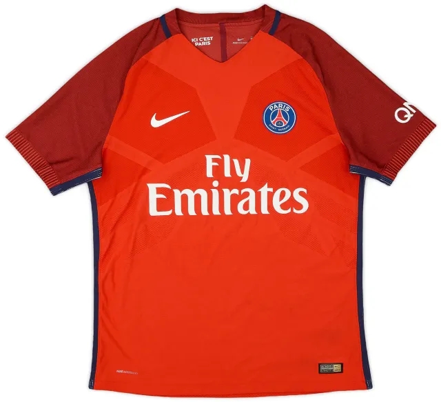Nike 2016-17 Paris Saint-Germain Authentic Away Shirt - 8/10 - (L)
