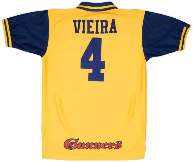 Nike 1996-97 Arsenal Away Shirt Vieira #4 - 7/10 - (XL.Boys)