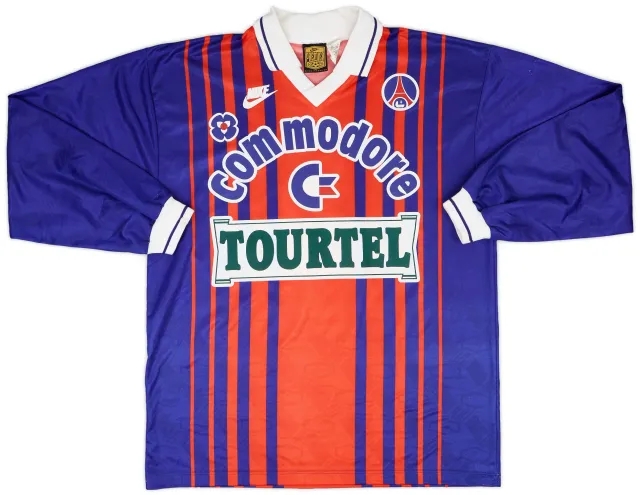 Nike 1993-94 Paris Saint-Germain Home L/S Shirt - 7/10 - (L)