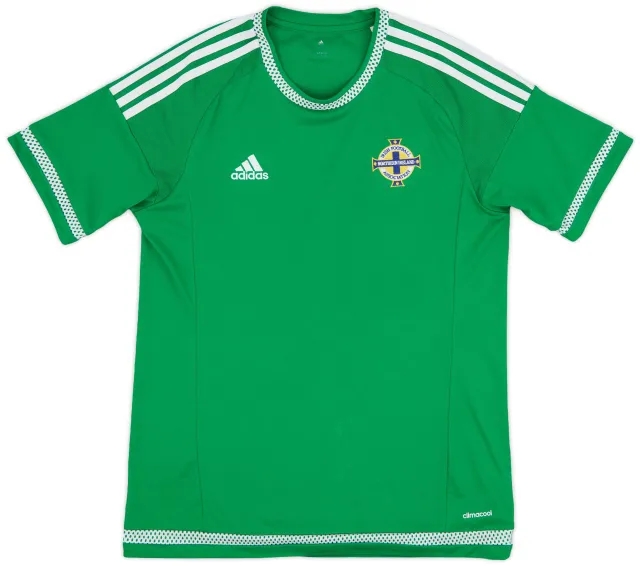 adidas 2015 Northern Ireland Home Shirt - 9/10 - (M)