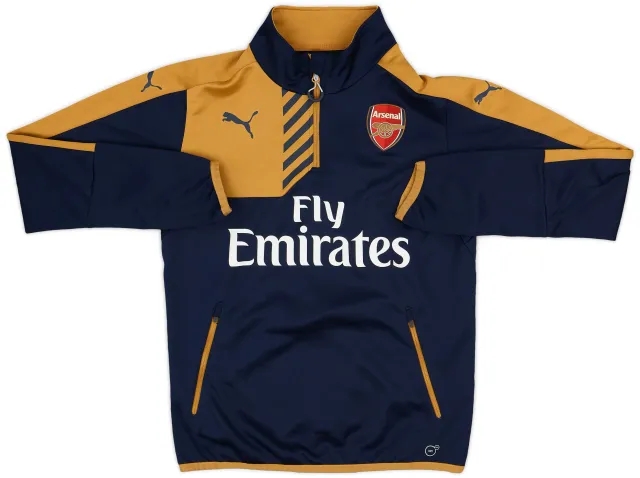2015-16 Arsenal Puma 1/4 Zip Drill Top - 9/10 - (M)