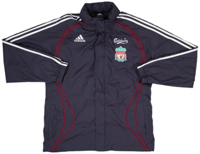 2006-07 Liverpool adidas Hooded Rain Jacket - 4/10 - (S)