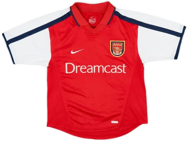 Nike 2000-02 Arsenal Home Shirt - 7/10 - (S.Boys)